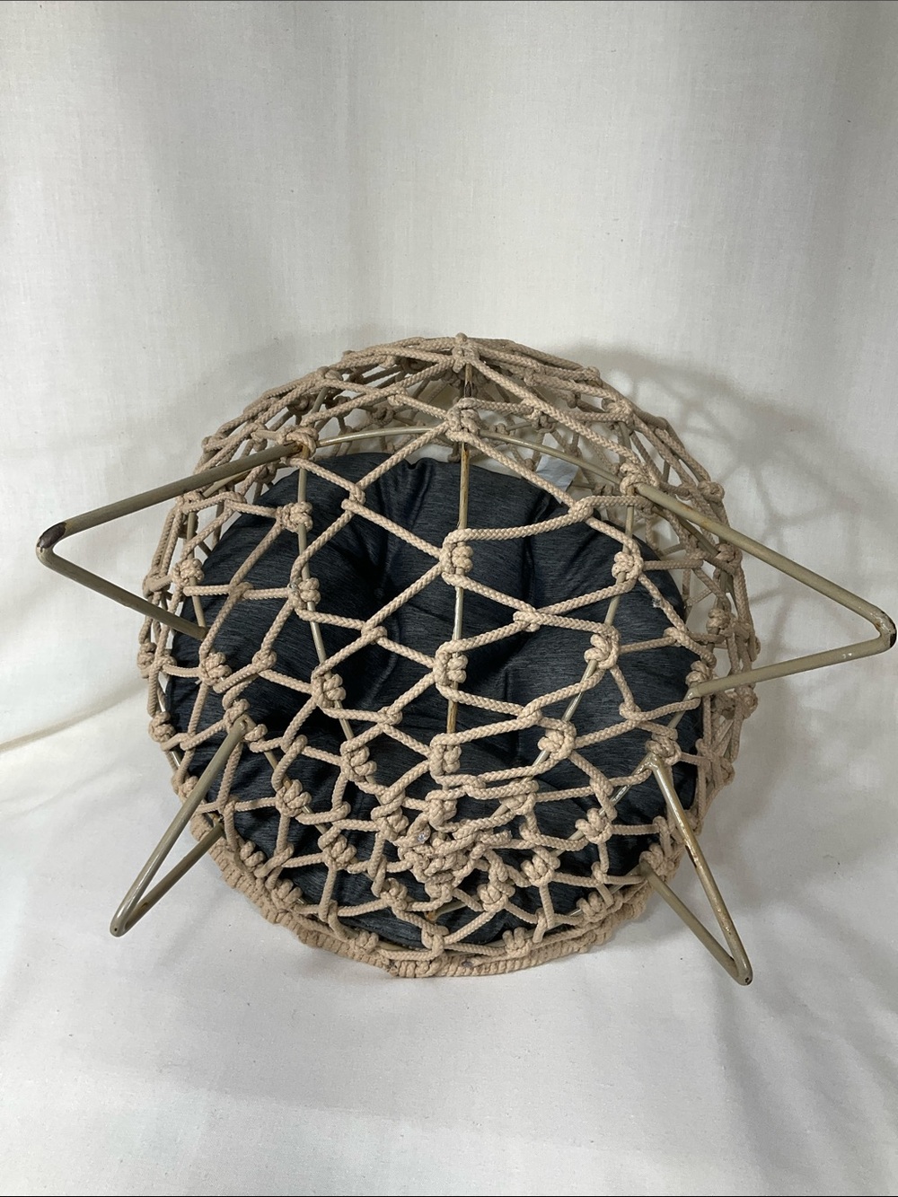 Woven Rope Cat Bed with Cushion - Picture 6 of 16